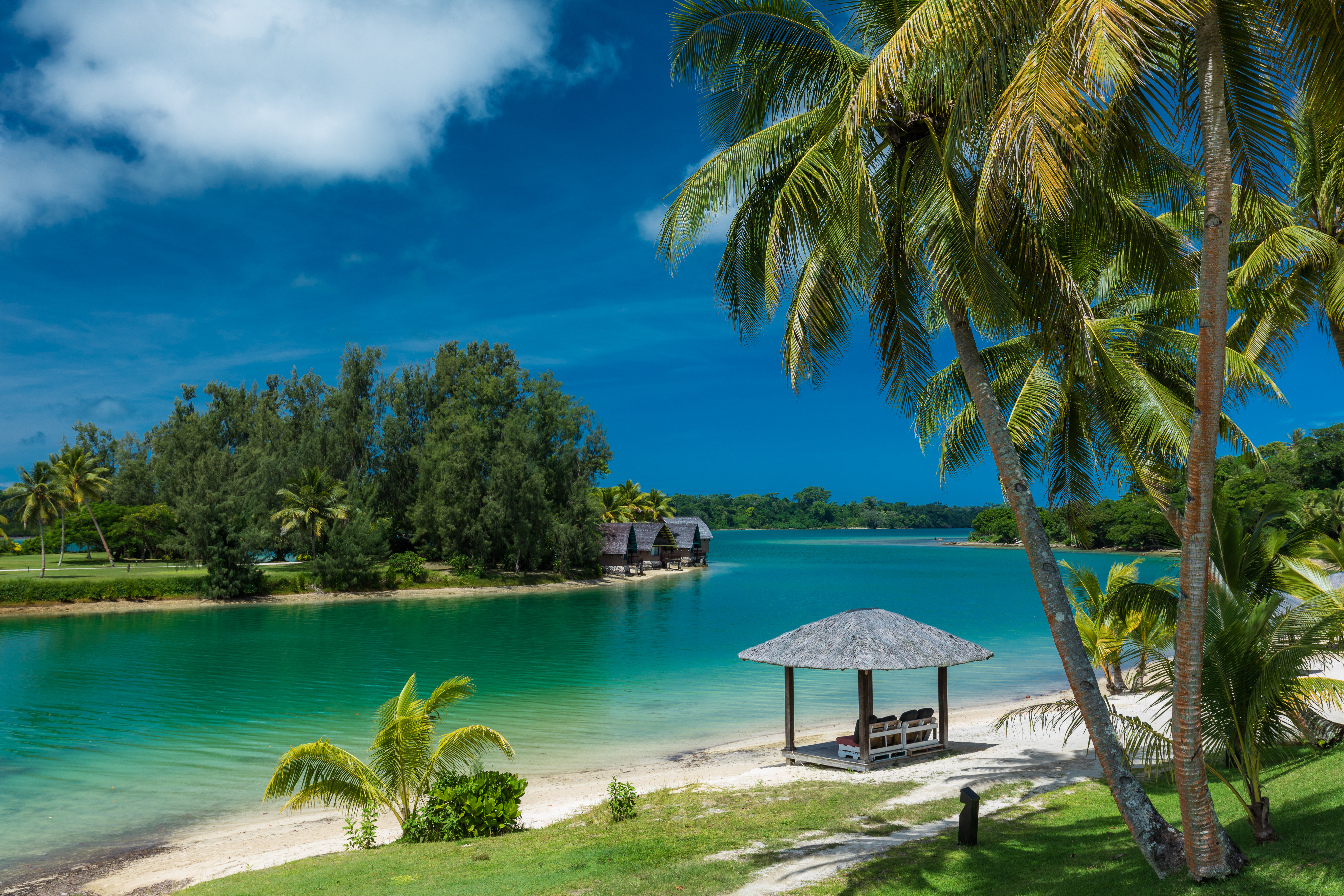 Tropical,resort,destination,in,port,vila,,efate,island,,vanuatu,,with